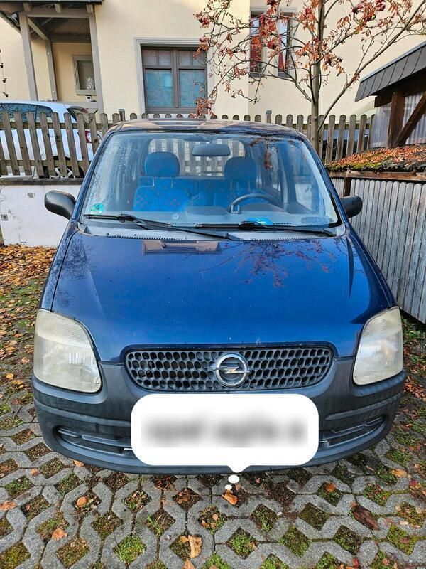 Blau Gebraucht 2000 Opel Agila Kleinwagen | 700 € (Guter Preis) - Bild 1/4