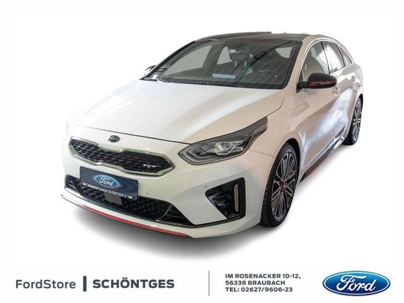 Gebraucht Kia ProCeed GT 204 PS (150 kW) 2021 Hw2) deluxeweiss met. (weiss Kombi