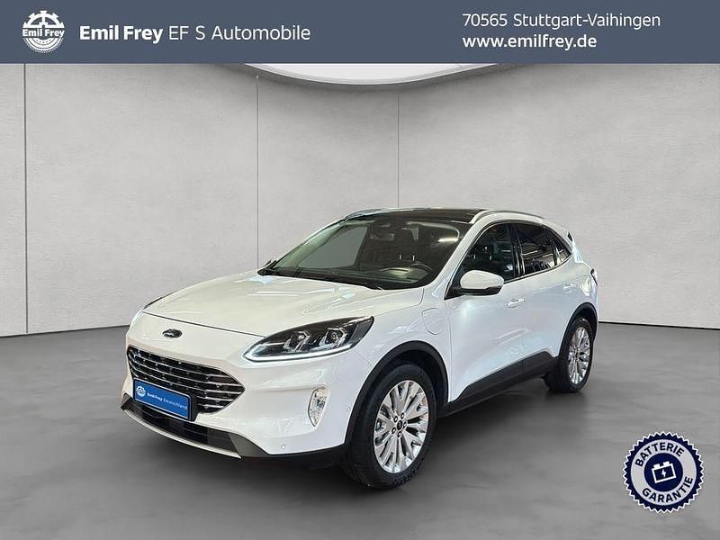 Frozen white Gebraucht 2022 Ford Kuga Titanium X SUV | 20.890 € (Superpreis) - Bild 1/4