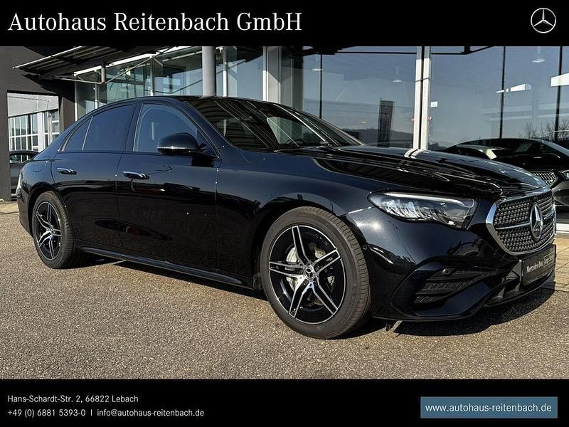 Gebraucht Mercedes E200 AMG 204 PS (150 kW) 2024 Lack obsidianschwarz Limousine