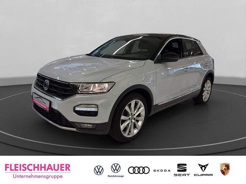Weiss Gebraucht 2021 VW T-Roc Sportline SUV | 23.390 € (Guter Preis) - Bild 1/4