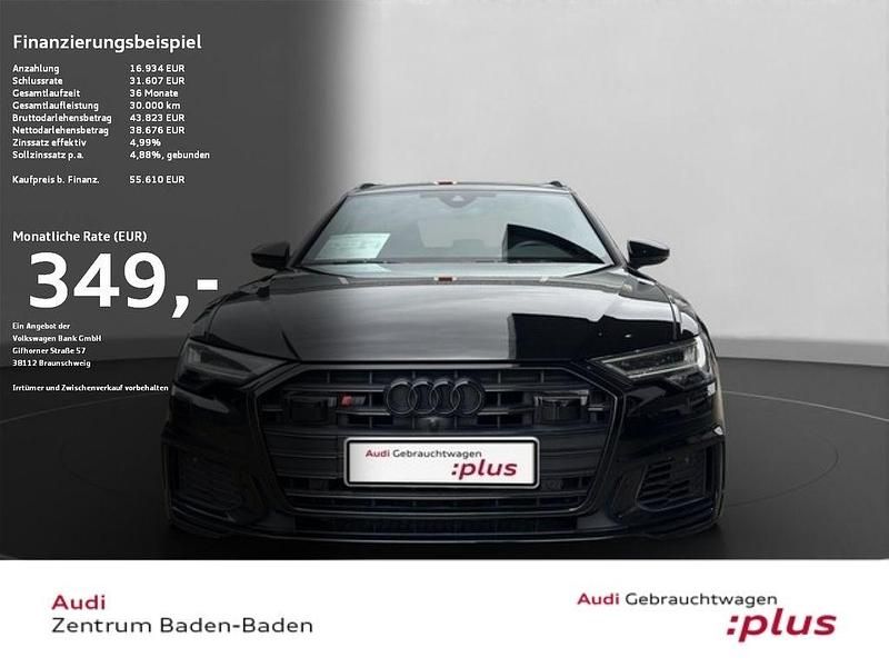 Brillantschwarz Gebraucht 2022 Audi S6 Ambiente Kombi | 55.610 € (Fairer Preis) - Bild 1/4