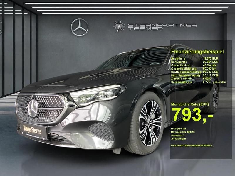 Grau Gebraucht 2024 Mercedes E450 Avantgarde Limousine | 67.290 € (Guter Preis) - Bild 1/3
