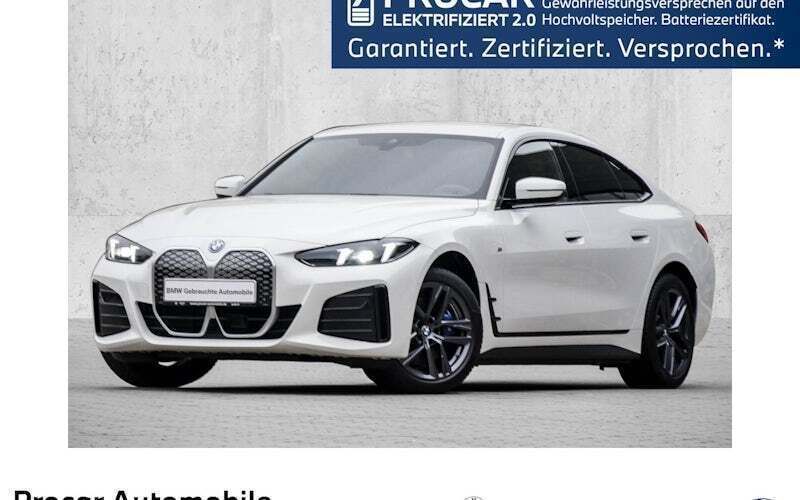Weiß Gebraucht 2024 BMW i4 M Sport Limousine | 46.490 € (Superpreis) - Bild 1/3