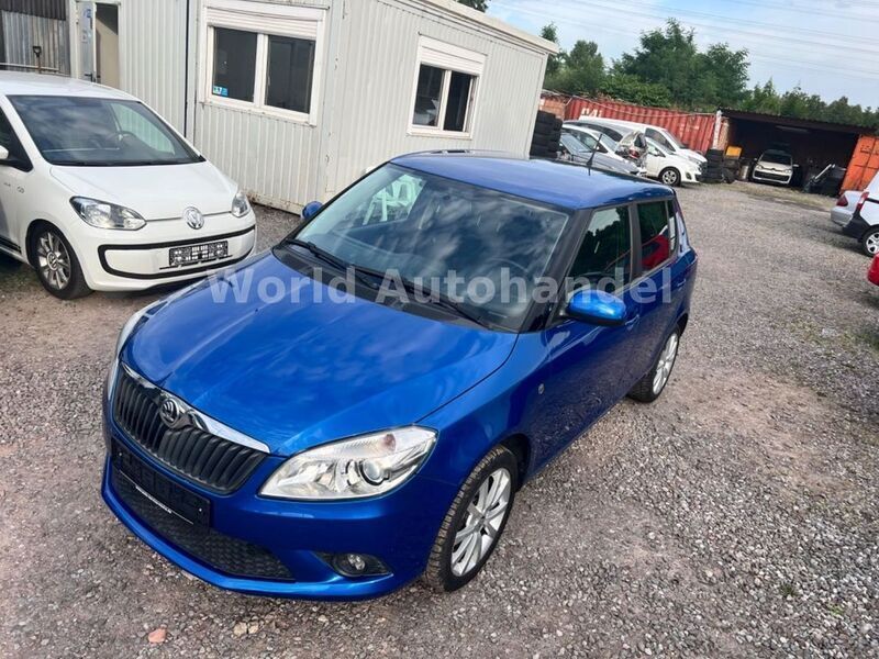 Blau Gebraucht 2014 Skoda Fabia Best of Kleinwagen | 6.699 € (Fairer Preis) - Bild 1/4