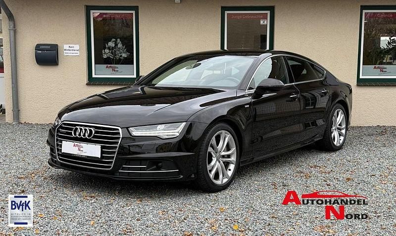 Schwarz Gebraucht 2014 Audi A7 Sportback S-Line Kleinwagen | 28.485 € (Fairer Preis) - Bild 1/4