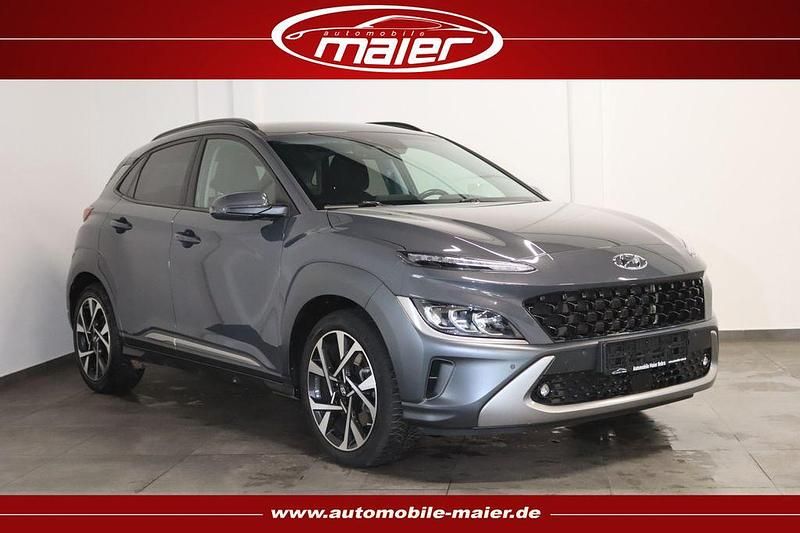 Grau Gebraucht 2023 Hyundai Kona Prime SUV | 19.300 € - Bild 1/4