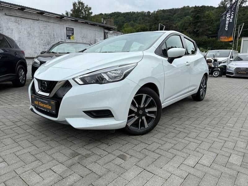 Weiß Gebraucht 2017 Nissan Micra Acenta Kleinwagen | 9.999 € (Fairer Preis) - Bild 1/4