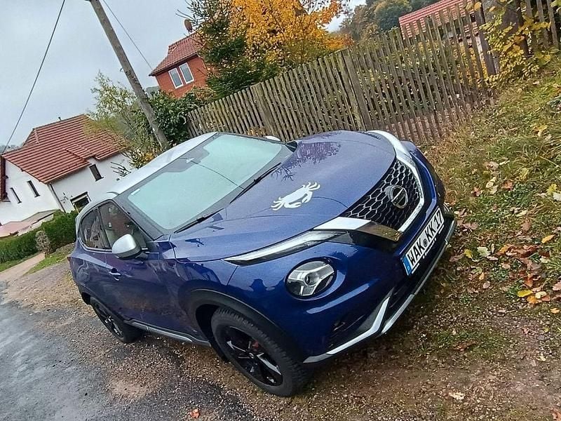 Blau Gebraucht 2022 Nissan Juke SUV | 19.100 € (Guter Preis) - Bild 1/4