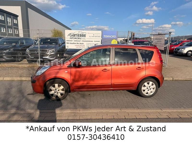 Second-hand Nissan Note Acenta 110 CP (80 kW) 2006 Portocaliu Hatchback