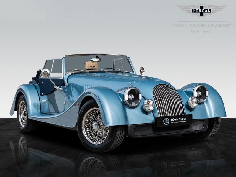 Blau Gebraucht 2024 Morgan Plus Cabrio | 108.258 € (Teuer) - Bild 1/4
