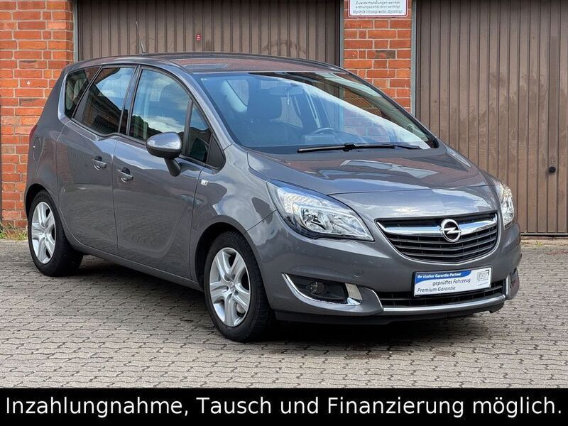 Grau Gebraucht 2014 Opel Meriva Edition Van / Kleinbus | 6.499 € - Bild 1/4