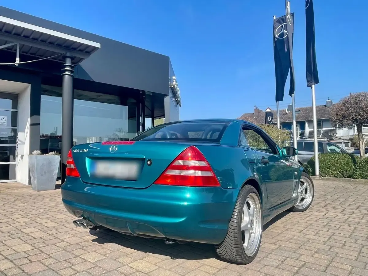 Gebraucht Mercedes SLK230 AMG 194 PS (142 kW) 1998 Grün Cabrio