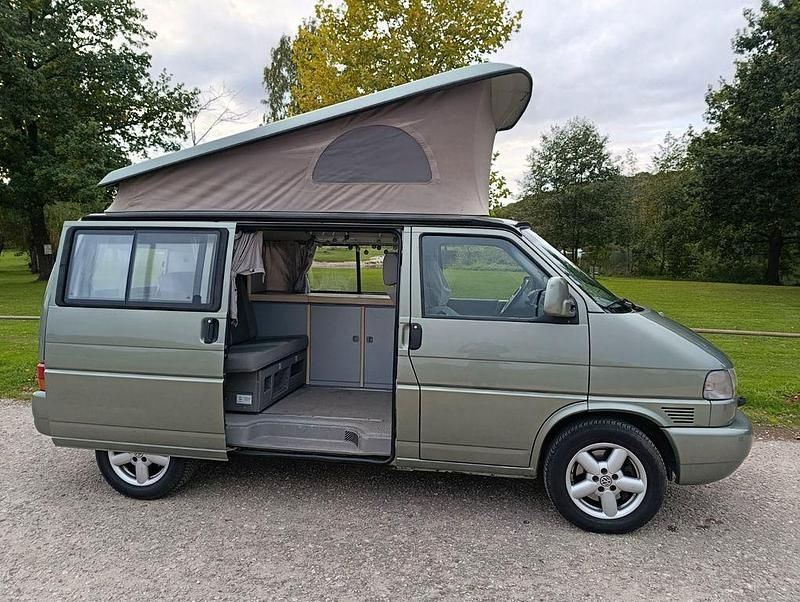 Grün Gebraucht 2003 VW T4 California Van | 22.999 € - Bild 1/4