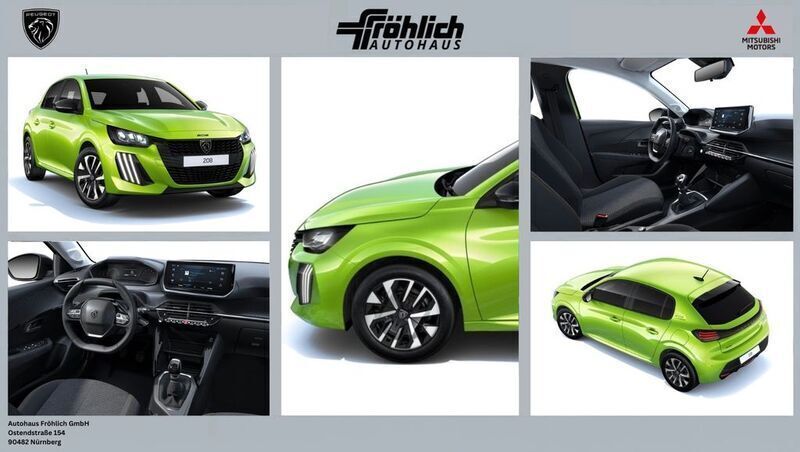 Gelb Neu 2025 Peugeot 208 Style Kleinwagen | 19.857 € (Fairer Preis) - Bild 1/4