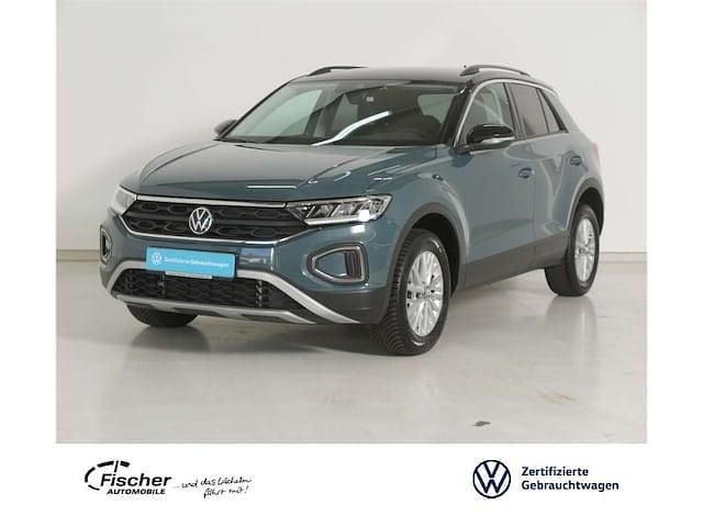 Blau Gebraucht 2024 VW T-Roc Life SUV | 27.480 € (Fairer Preis) - Bild 1/3