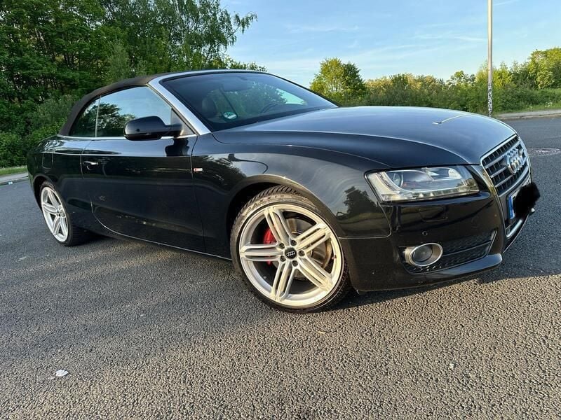 Schwarz Gebraucht 2011 Audi A5 Cabriolet S-Line Cabrio | 9.500 € (Superpreis) - Bild 1/4