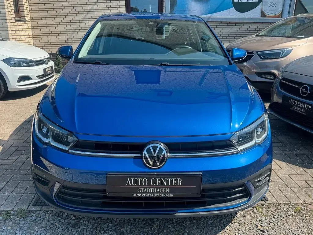 Gebraucht VW Polo IQ Drive 95 PS (69 kW) 2023 Blau Kleinwagen
