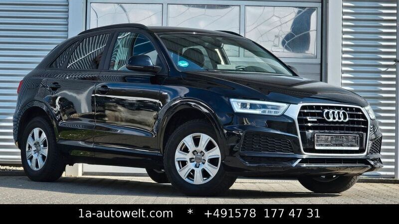 Schwarz Gebraucht 2018 Audi Q3 S-Line SUV | 18.980 € (Superpreis) - Bild 1/4