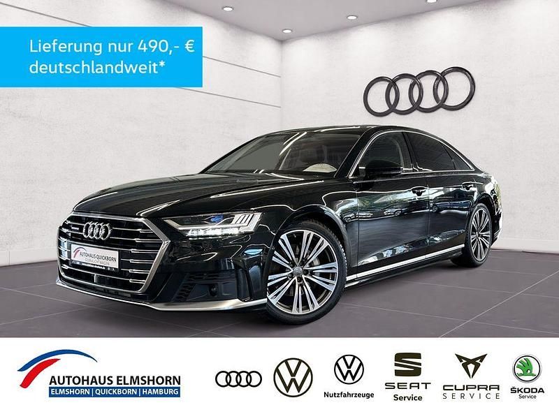 Mythosschwarz metallic Gebraucht 2019 Audi A8 Limousine | 49.980 € (Etwas zu teuer) - Bild 1/4