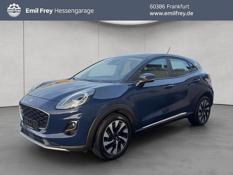 Blau Gebraucht 2022 Ford Puma Titanium SUV | 15.550 € (Superpreis) - Bild 1/4