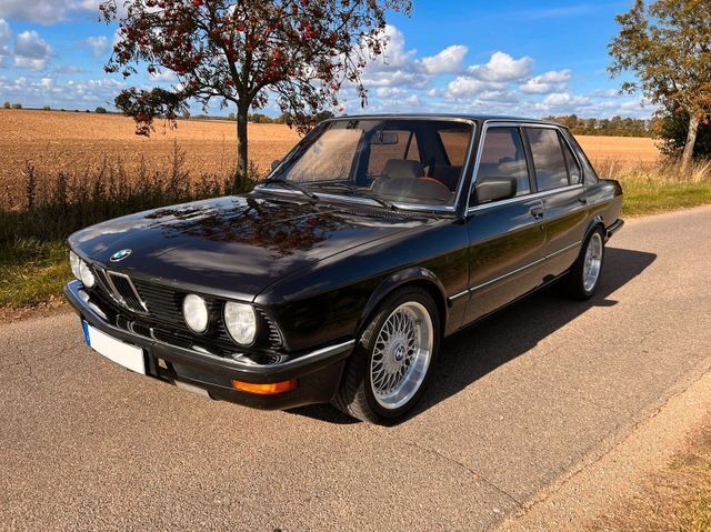 Verkauft BMW 525 E28 e schwarz Klima e., gebraucht 1986, 241.000 km in  Lychen