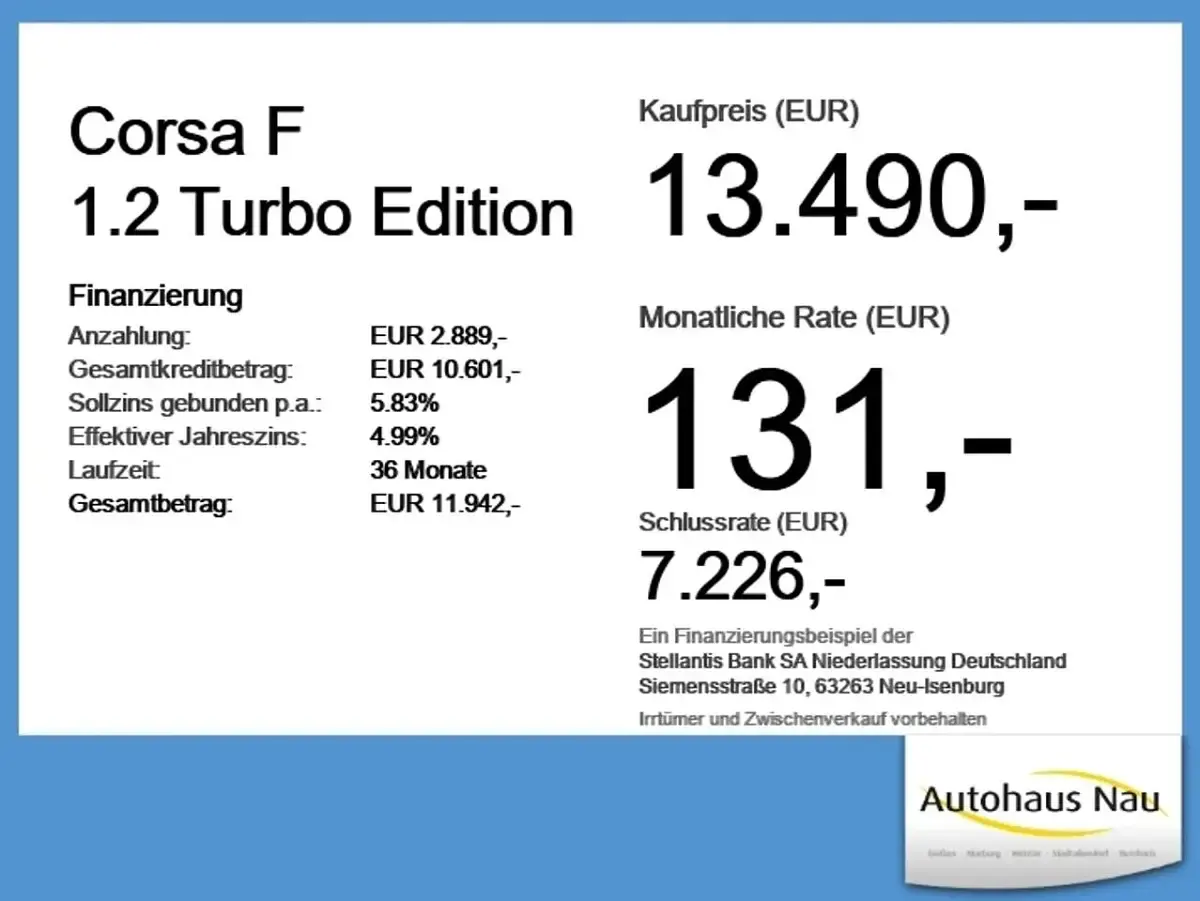 Gebraucht Opel Corsa Edition 101 PS (74 kW) 2023 Diamant schwarz/karbon schwarz Kleinwagen