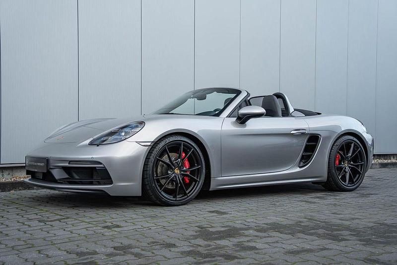 U2 gtsilbermetallic Gebraucht 2019 Porsche 718 Boxster GTS Cabrio | 69.890 € (Fairer Preis) - Bild 1/4