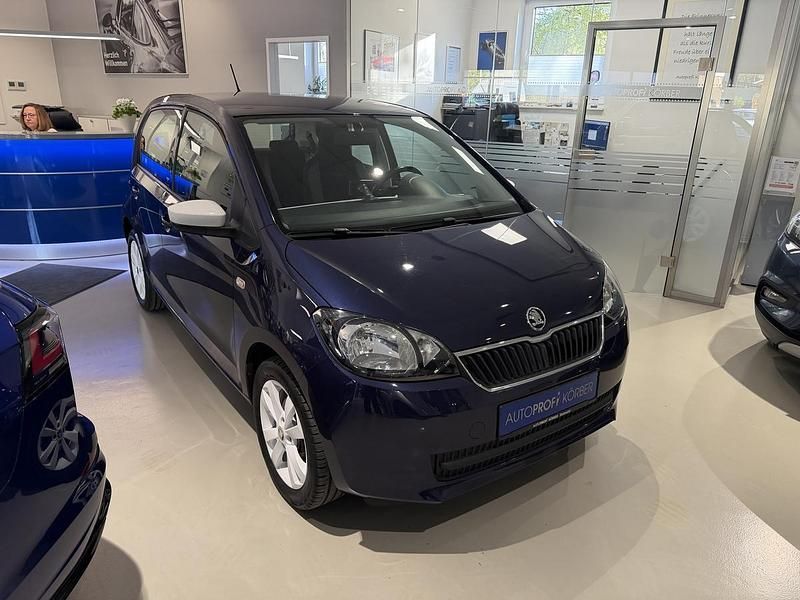 Gebraucht Skoda Citigo 60 PS (44 kW) 2015 Blau metallic Kleinwagen