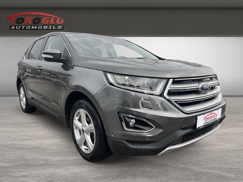 Metallic) (grau Gebraucht 2016 Ford Edge Titanium SUV | 18.990 € (Fairer Preis) - Bild 1/4