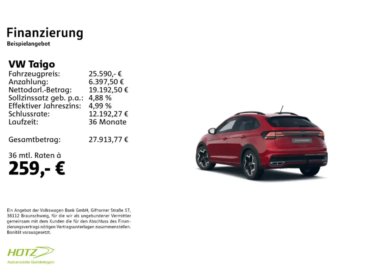 Gebraucht VW Taigo R-line 150 PS (110 kW) 2025 SUV
