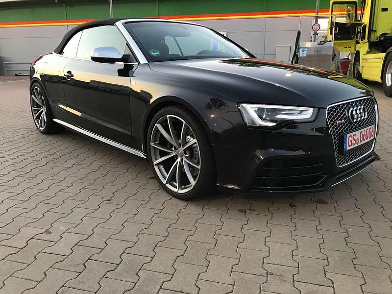 Pantherschwarz kristalleffekt Gebraucht 2015 Audi RS5 Cabrio | 39.990 € (Guter Preis) - Bild 1/4
