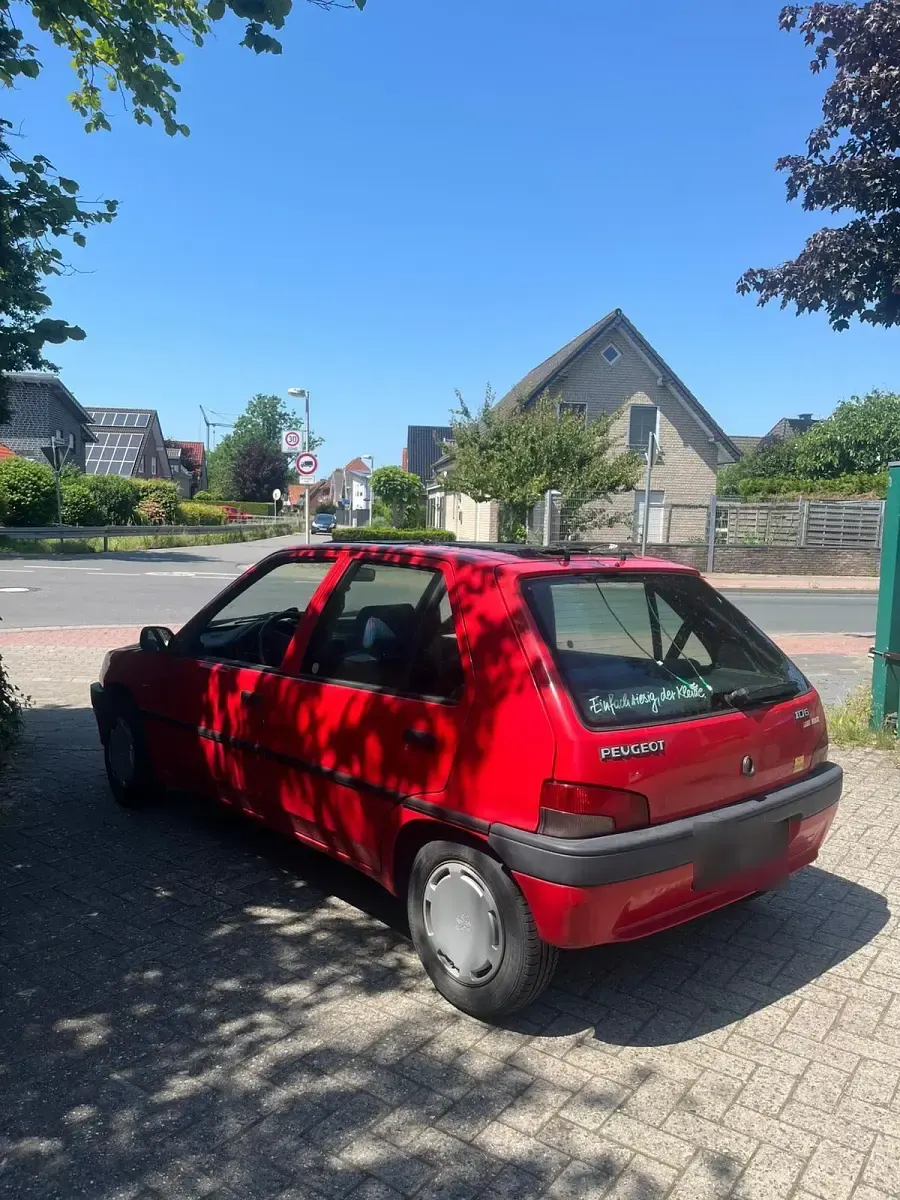 Gebraucht Peugeot 106 1995 Rot Kleinwagen