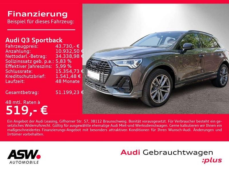 Gletscherweiß metallic Gebraucht 2025 Audi Q3 S-Line SUV | 43.730 € (Fairer Preis) - Bild 1/4