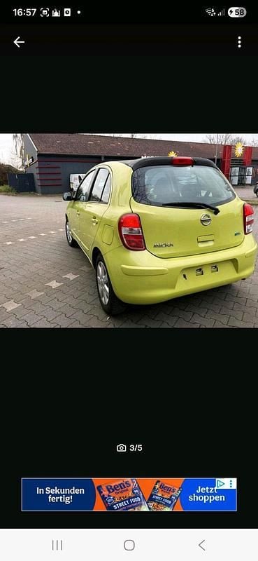 Gebraucht Nissan Micra 80 PS (58 kW) 2012 Grün Kleinwagen