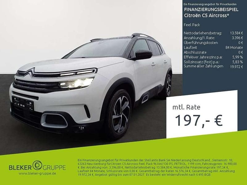 Perlmutt weiß Gebraucht 2022 Citroën C5 Aircross Feel SUV | 16.980 € (Guter Preis) - Bild 1/3