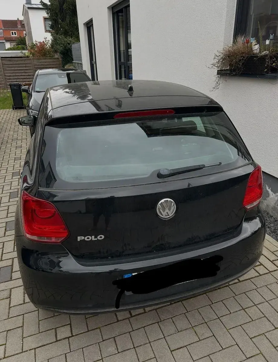 Gebraucht VW Polo Trendline 60 PS (44 kW) 2010 Schwarz Kleinwagen