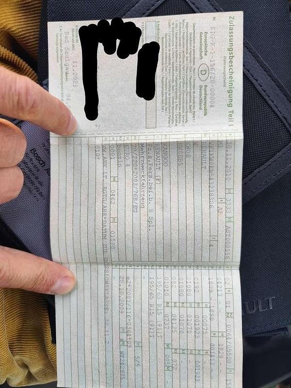 Gebraucht Renault Kangoo Happy Family 87 PS (63 kW) 2010 Blau Kombi