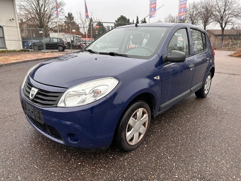 Blau Gebraucht 2009 Dacia Sandero Basis Kleinwagen | 860 € (Superpreis) - Bild 1/4