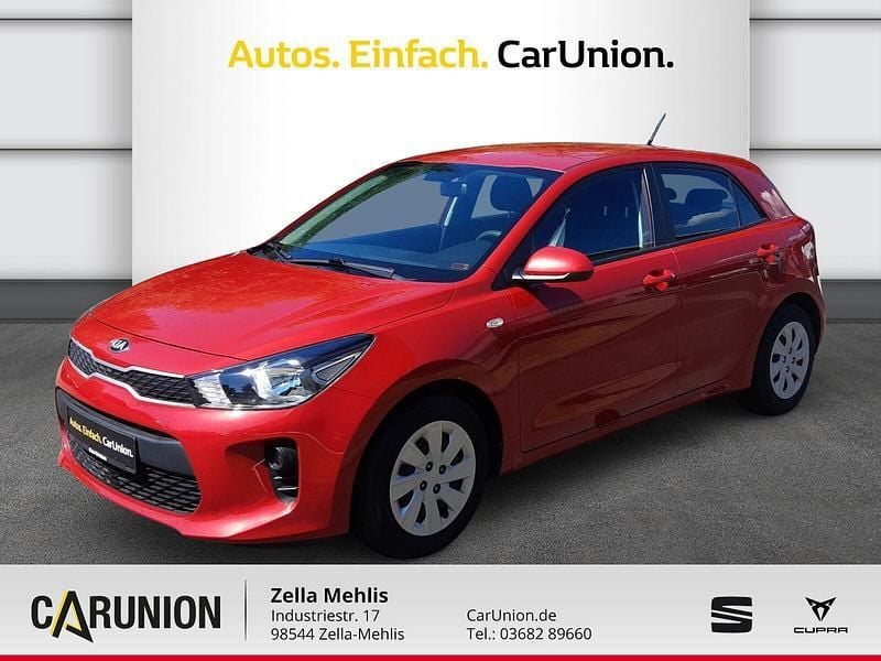 Signalrot met. Gebraucht 2018 Kia Rio Edition 7 Kleinwagen | 10.780 € (Fairer Preis) - Bild 1/4