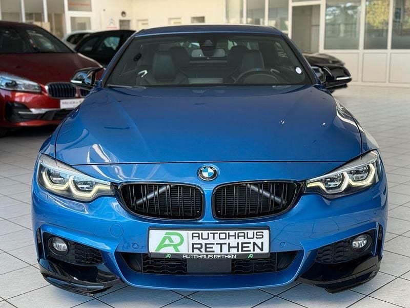 Usata BMW 440 Performance 326 CV (239 kW) 2017 Blu Cabrio