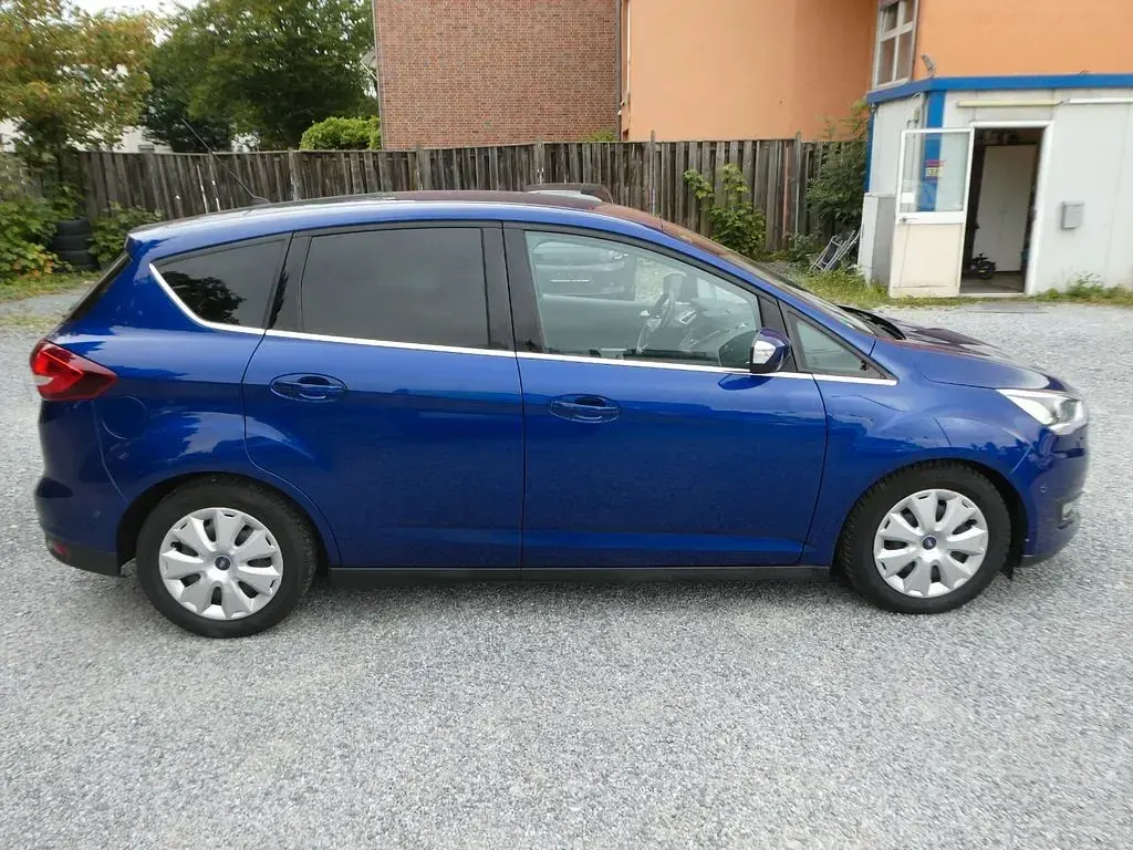 Gebraucht Ford C-MAX Titanium 125 PS (91 kW) 2015 Blau Van / Kleinbus