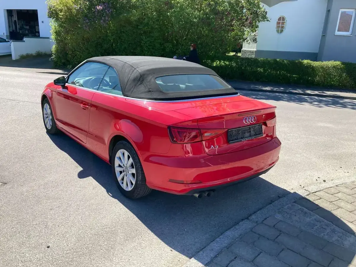 Brugt Audi A3 Cabriolet Attraction 150 HK (110 kW) 2016 Rød Cabriolet