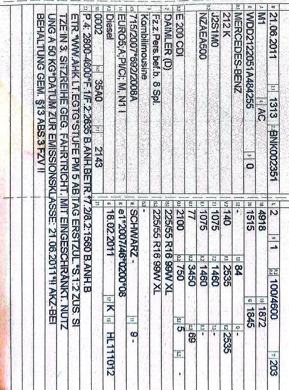 Gebraucht Mercedes E200 136 PS (100 kW) 2011 Schwarz Kombi