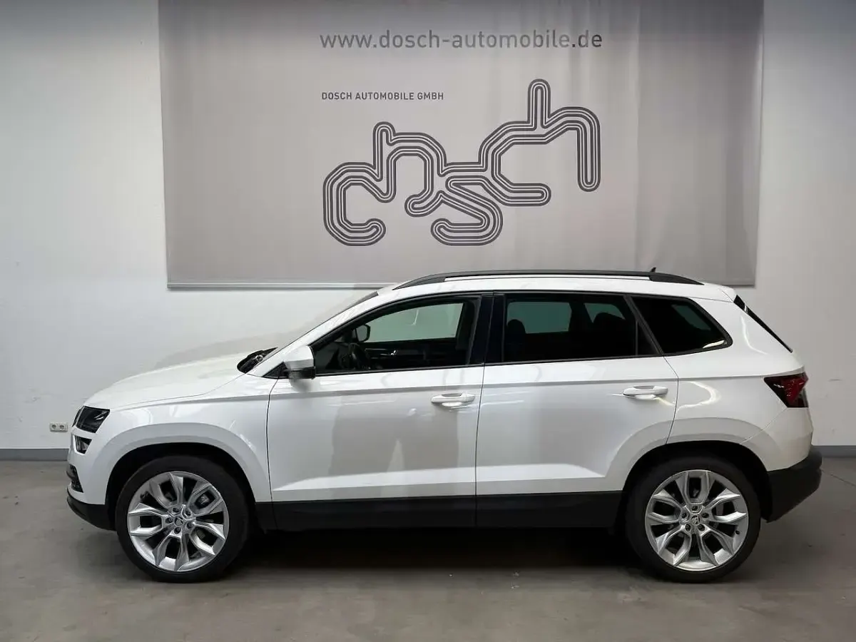 Gebraucht Skoda Karoq Style 150 PS (110 kW) 2020 Bila candy/candyweiss SUV