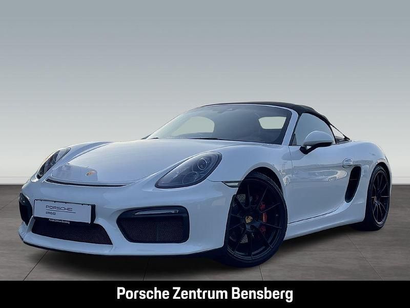 Weiß Gebraucht 2016 Porsche Boxster Spyder Cabrio | 102.900 € (Etwas zu teuer) - Bild 1/4