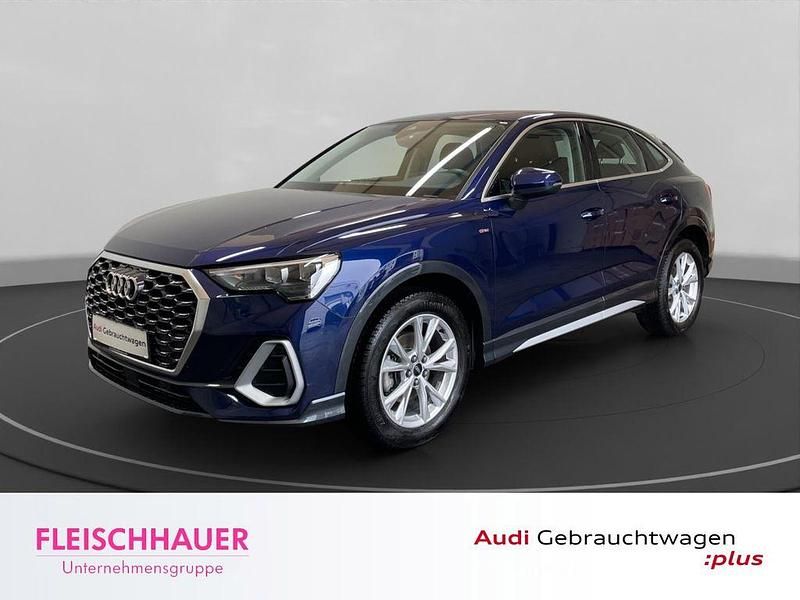 Navarrablau metallic Gebraucht 2024 Audi Q3 Sportback S-Line SUV | 39.990 € (Fairer Preis) - Bild 1/4