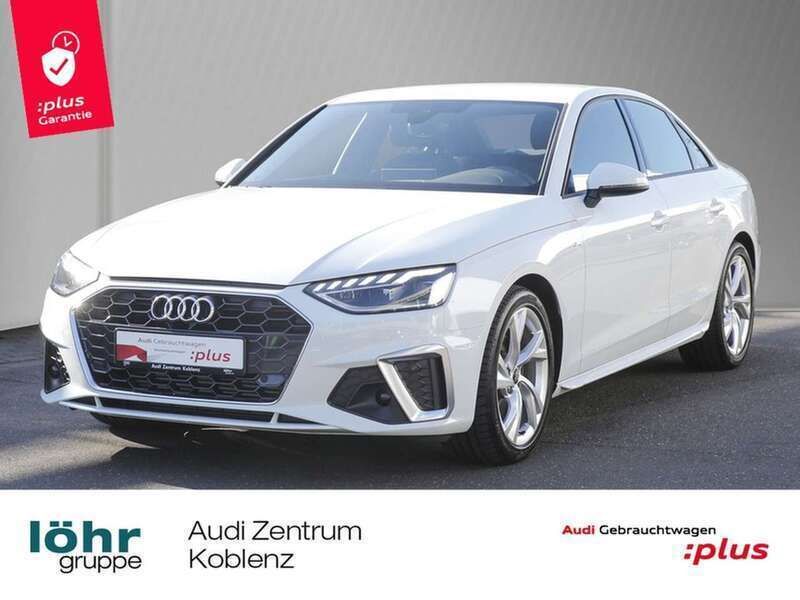 Gletscherweiß metallic Gebraucht 2024 Audi A4 S-Line Limousine | 37.980 € (Fairer Preis) - Bild 1/3