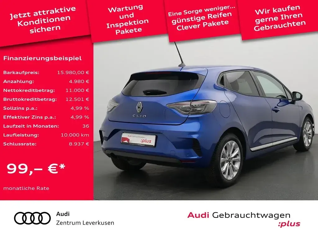 Używany Renault Clio V Evolution 91 KM (66 kW) 2025 Niebieski Hatchback