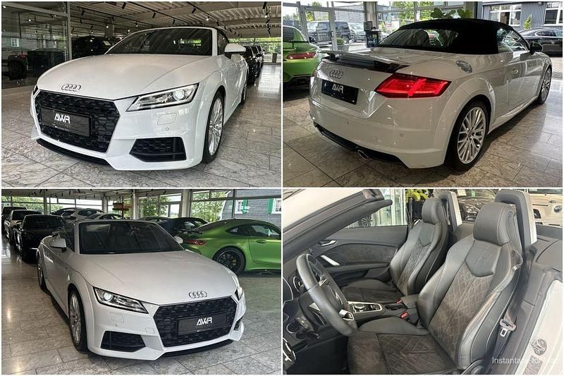 Gletscherweiß metallic Gebraucht 2020 Audi TT Roadster S-Line Cabrio | 31.980 € (Guter Preis) - Bild 1/4